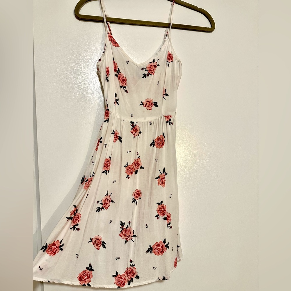 Divided H&M White Floral Sundress